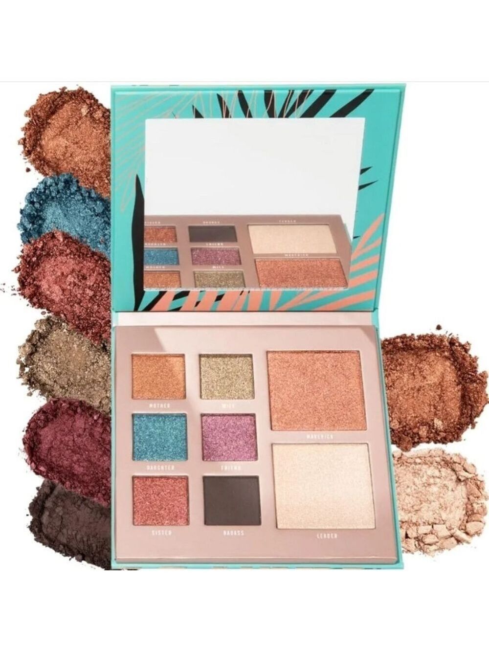 Bossy Cosmetics Beauty Meets Drive Vegan Blush, Highlighter and Eyeshadow..